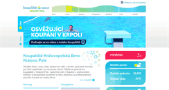 Desktop Screenshot of koupalistekrpole.cz